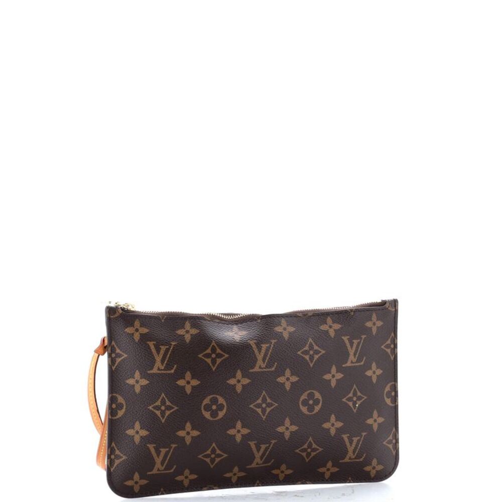 Louis Vuitton Neverfull Pochette Monogram Canvas Large Brown - Picture 2 of 7